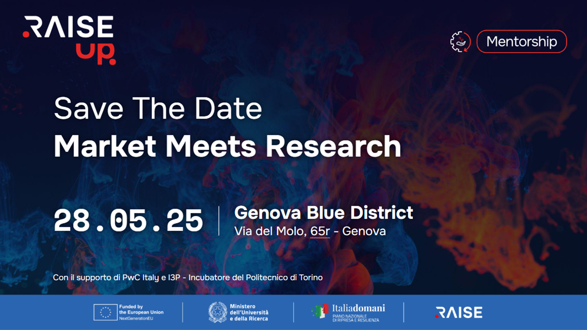 Market Meets Research: on May 28, a new RAISE up event to connect research and the market