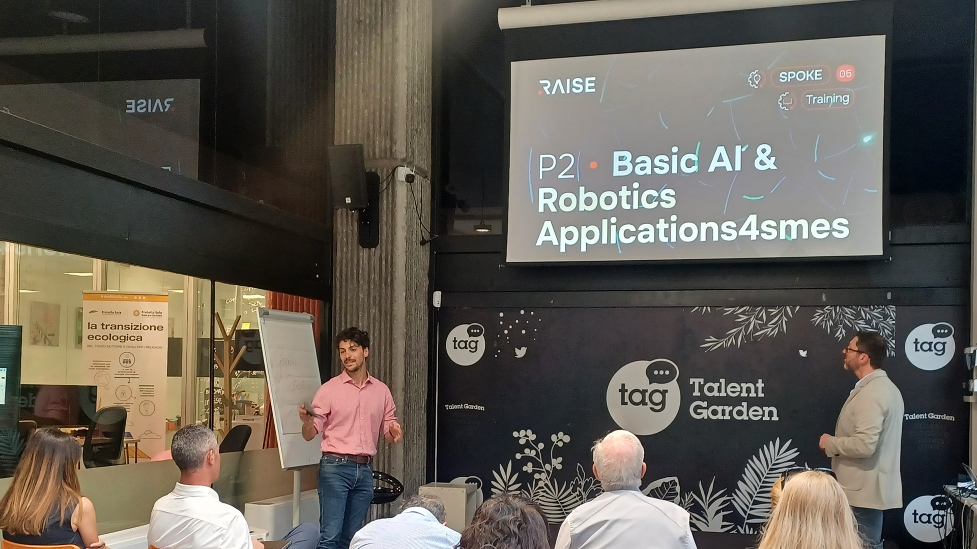 AI nell’operatività delle aziende al centro del seminario del progetto P2, parte del programma di Training dello Spoke 5