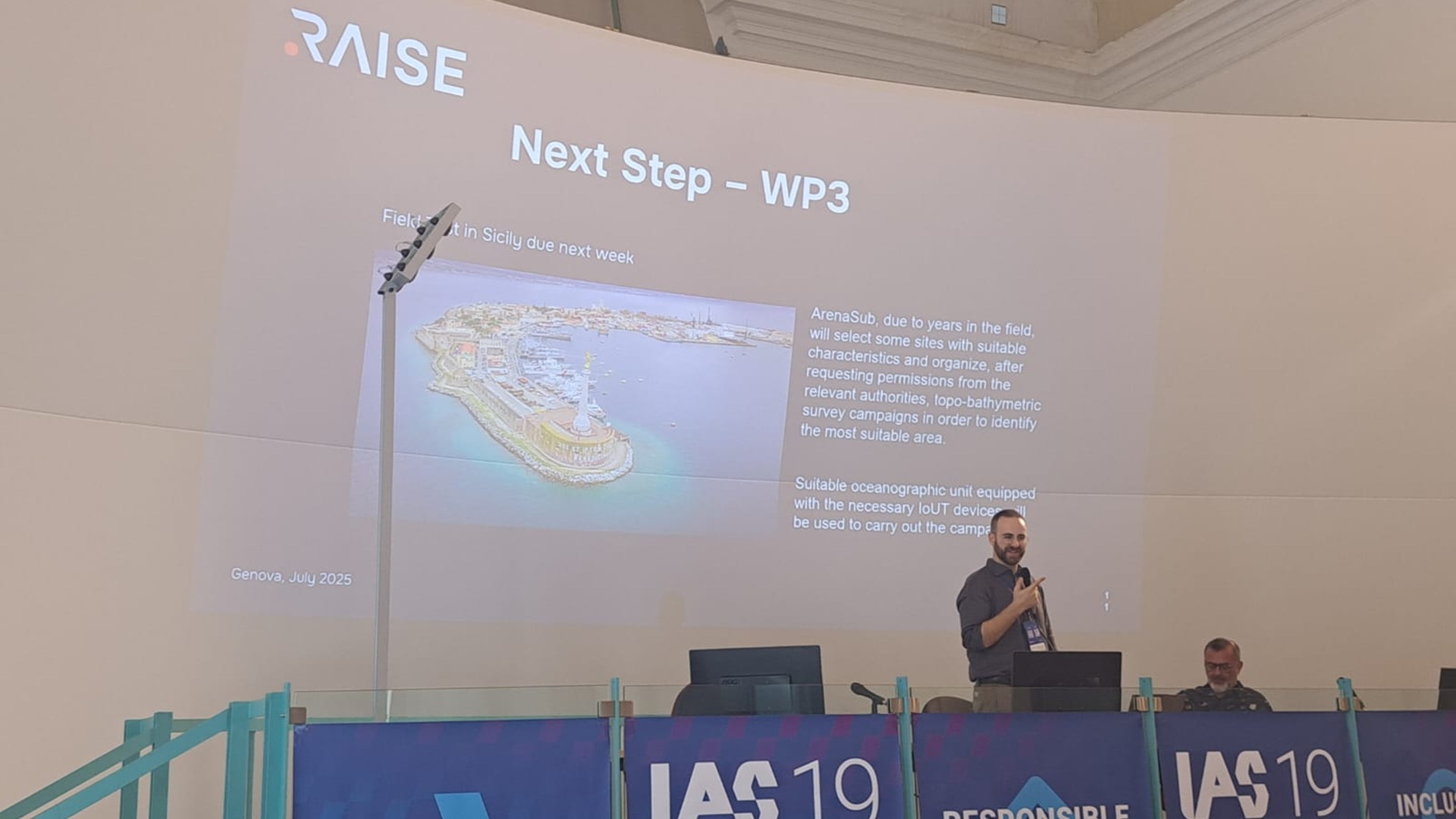 Presentato a Genova il progetto W-Mission: comunicazione subacquea wireless per reti robotiche autonome