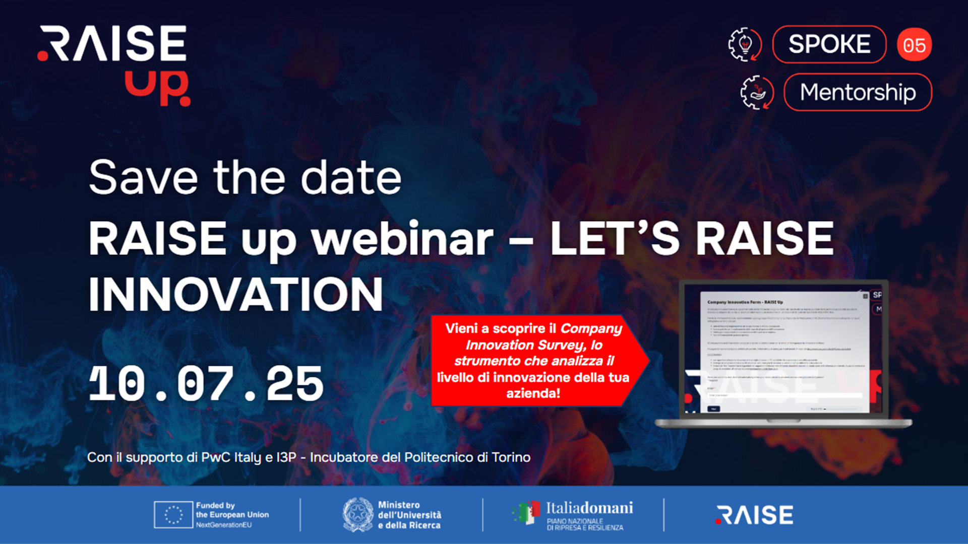 RAISE up webinar “Let’s RAISE Innovation”