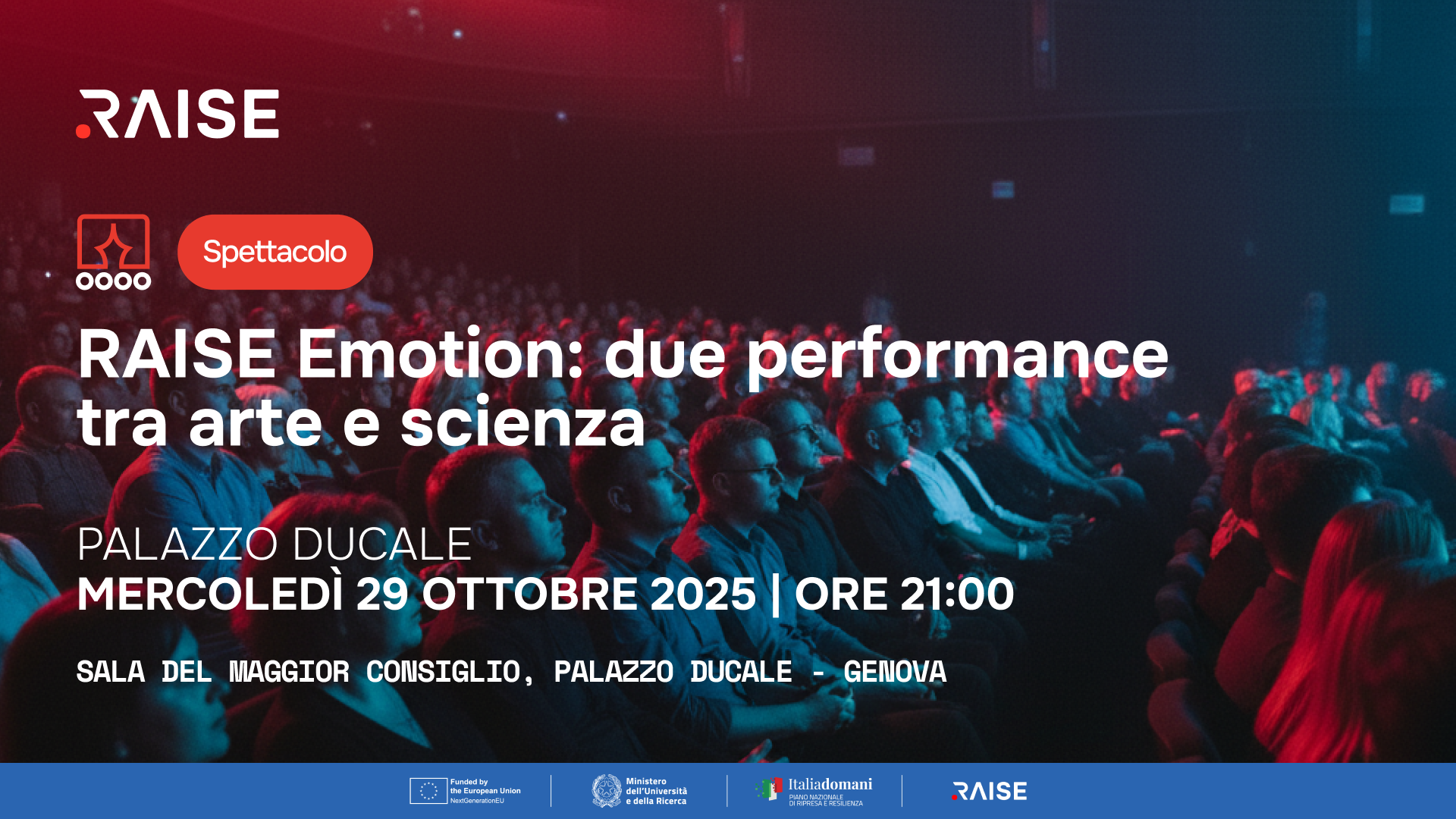 RAISE Emotion: due performance tra arte e scienza