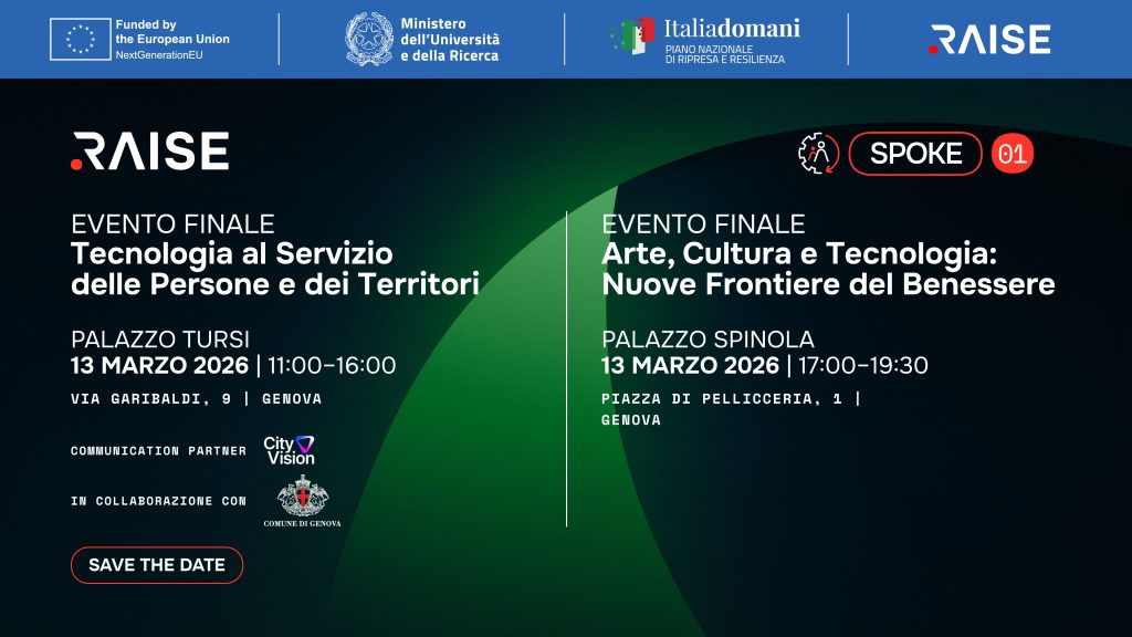 RAISE Spoke 1 - Evento Finale - 13 marzo 2026